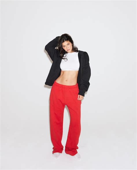 kylie jenner khy red sweats.